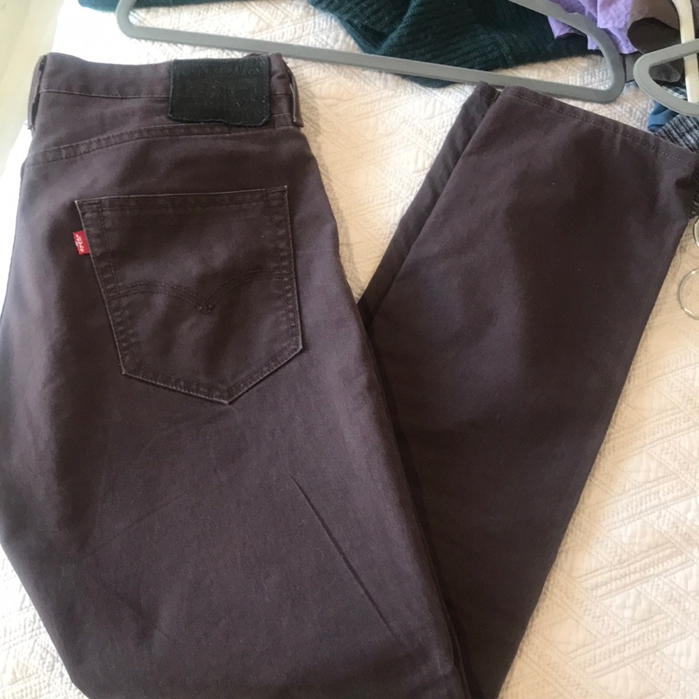 Levis 511  Dark Burgundy ( Wine) jeans
